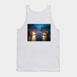 Monument by night - Paris capital of France - Europe Tank Top